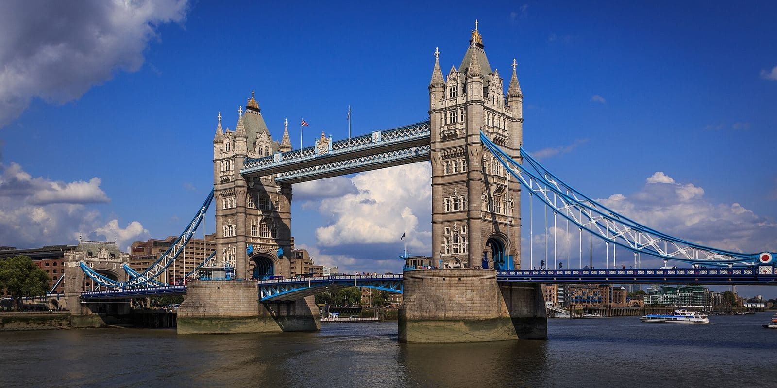 Tower Bridge over the Thames in London